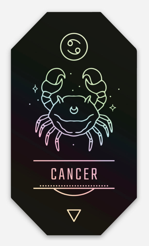 Holographic Cancer Sticker