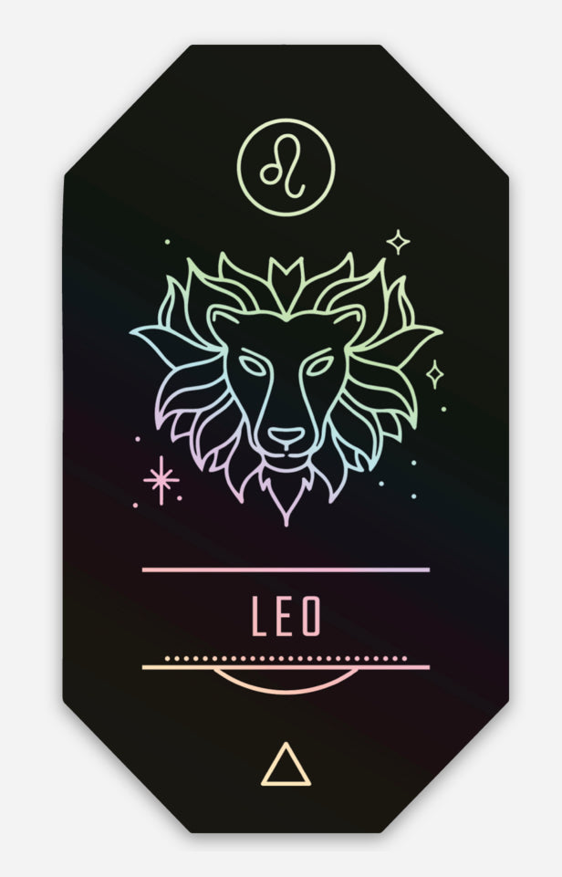 Holographic Leo Sticker