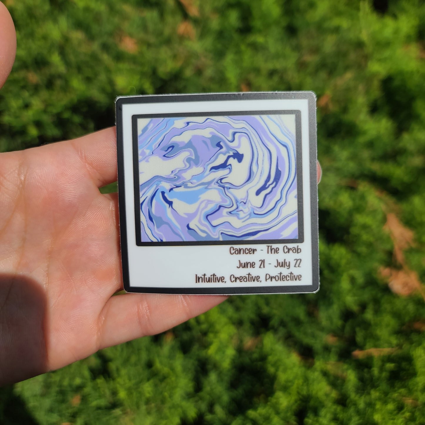 Cancer Paint Sample Sticker