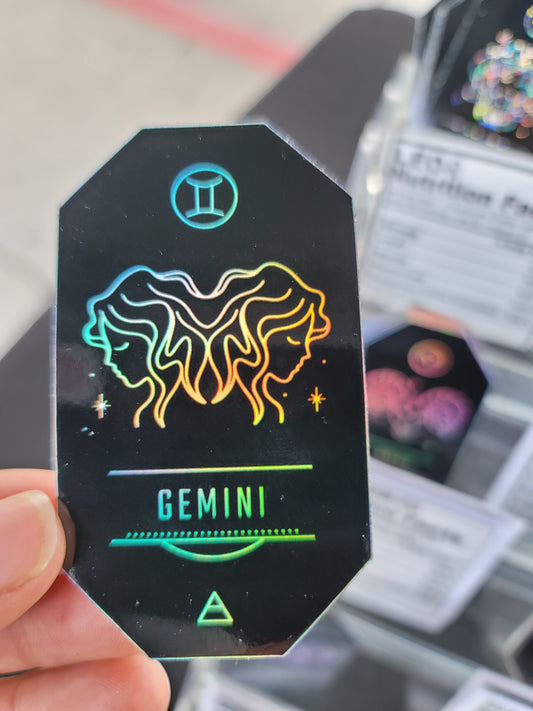 Holographic Gemini Sticker