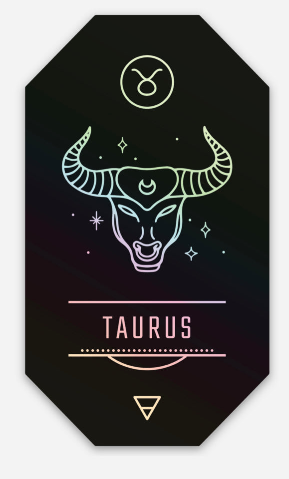 Holographic Taurus Sticker