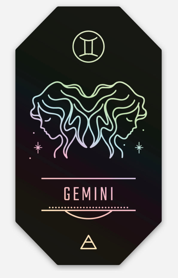 Holographic Gemini Sticker