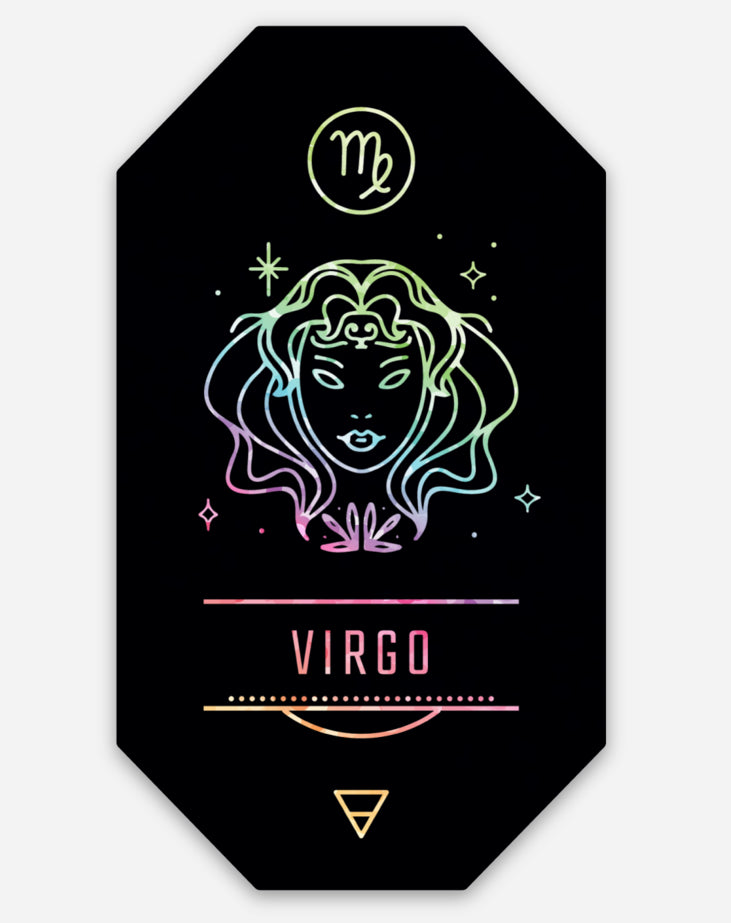 Glitter Virgo Sticker