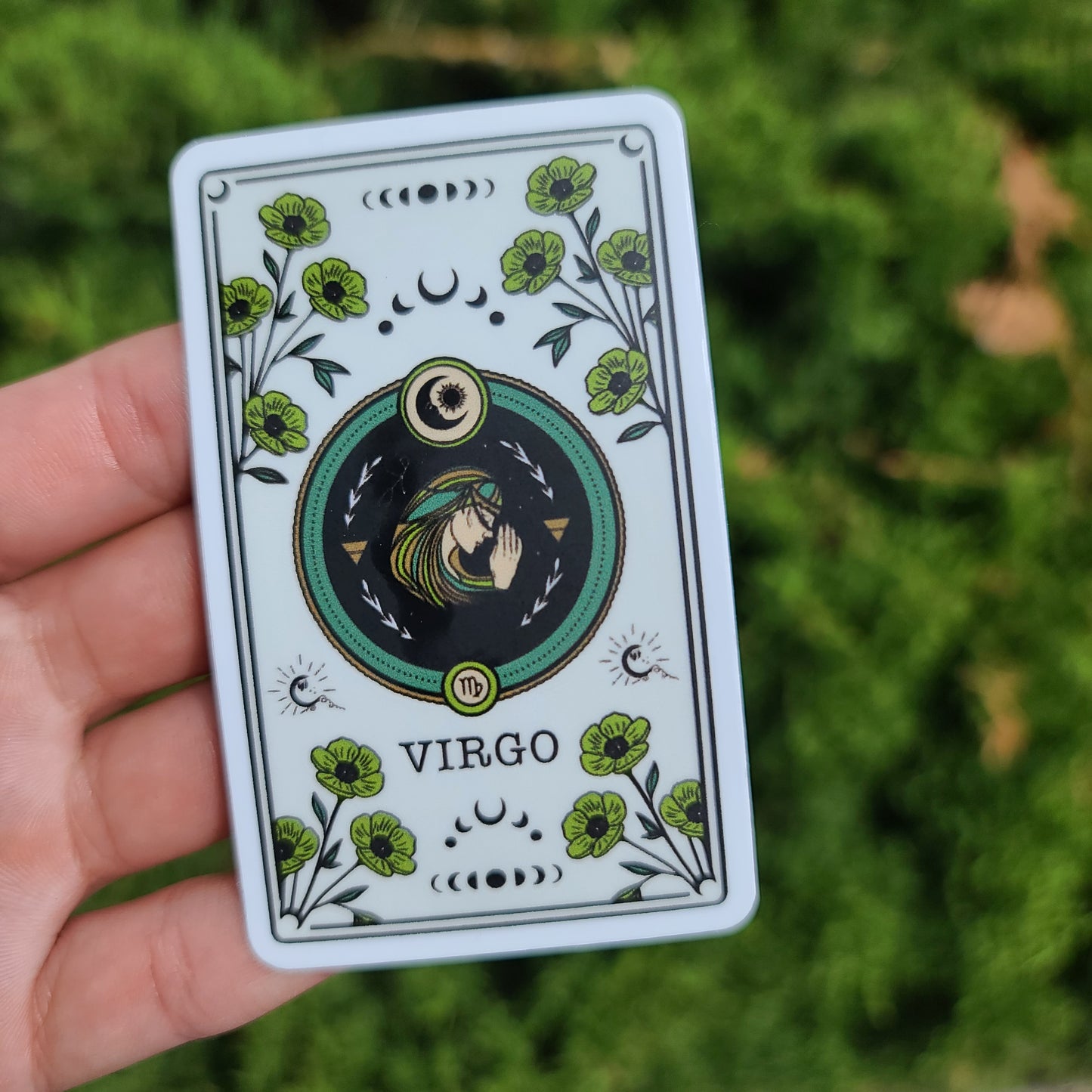 Virgo Tarot Card Sticker