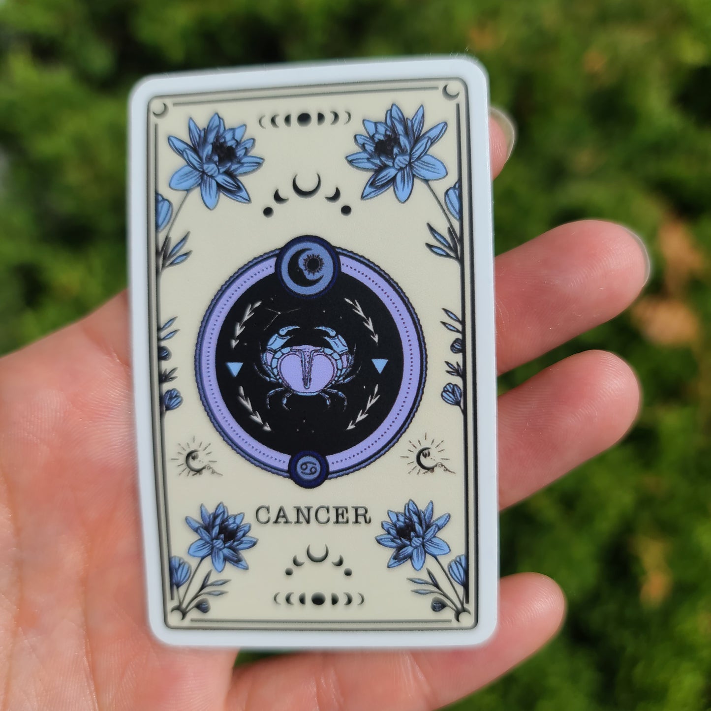 Cancer Tarot Card Sticker