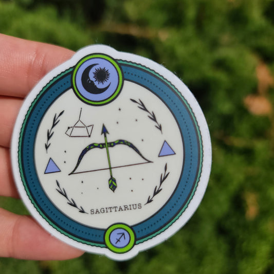 Sagittarius Circle Sticker