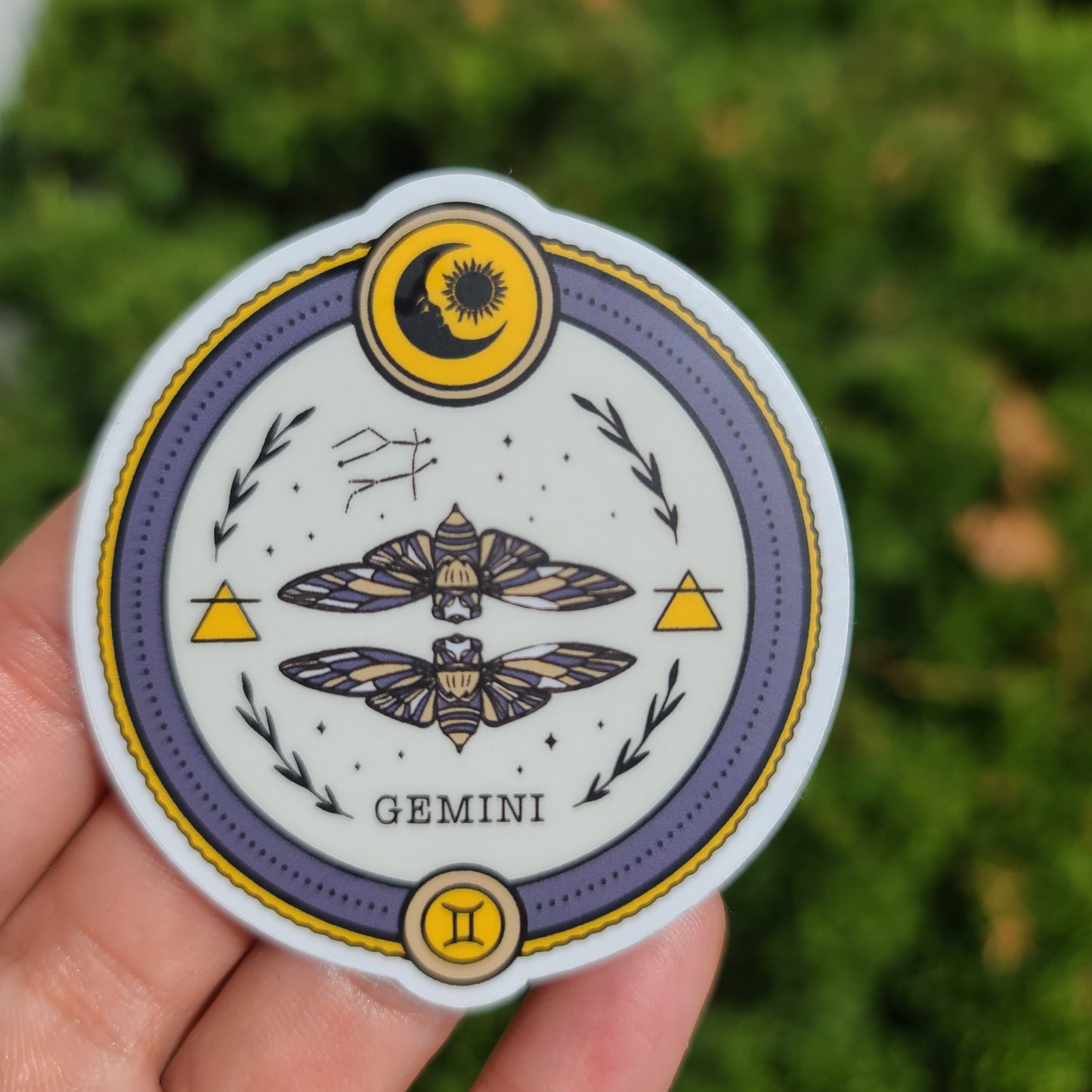 Gemini Circle Sticker