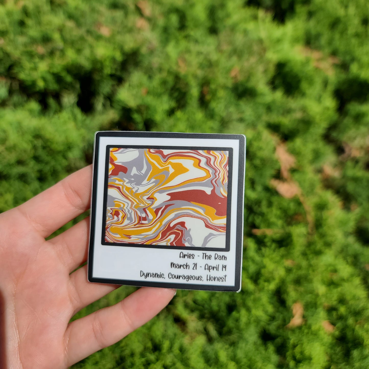 Aries Paint Sample Sticker